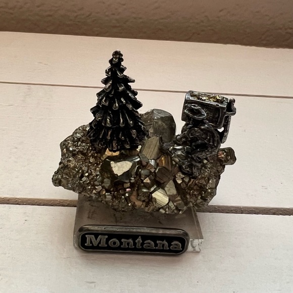 Mini Pyrite Figure of a Montana Miner - Picture 2 of 11